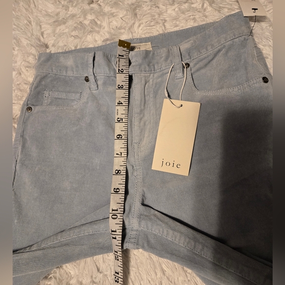 NWT Joie Maza Cropped Corduroy Pants Size 2 Color Thistle - Picture 6 of 13